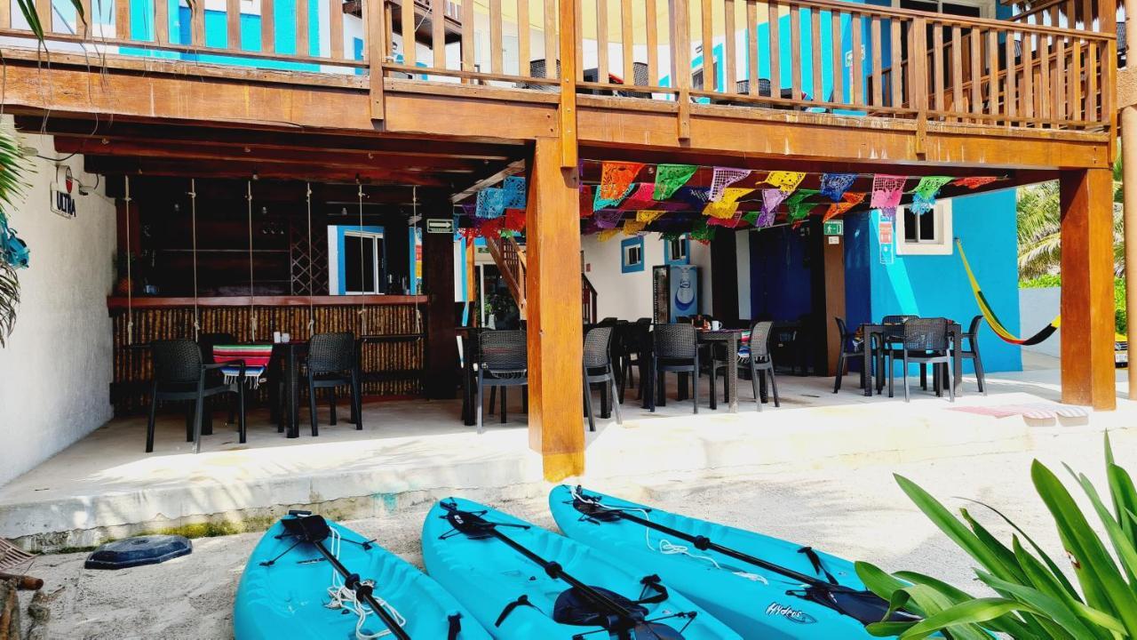 Hotel Machos Mahahual Dış mekan fotoğraf